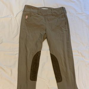 Tailored sportsman girls breeches side zip